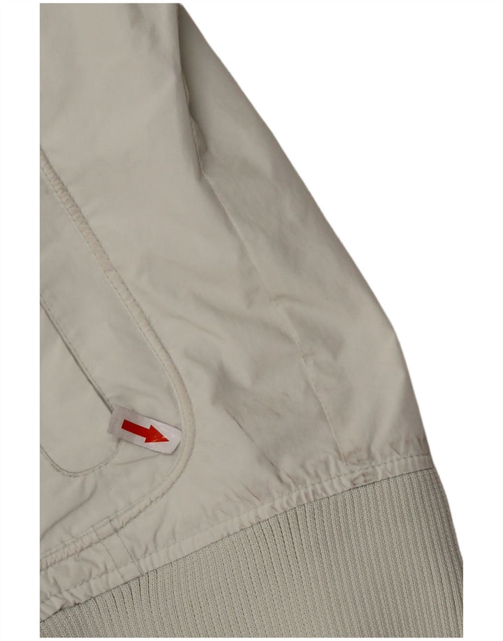 BOMBOOGIE Womens Bomber Jacket UK 18 XL White