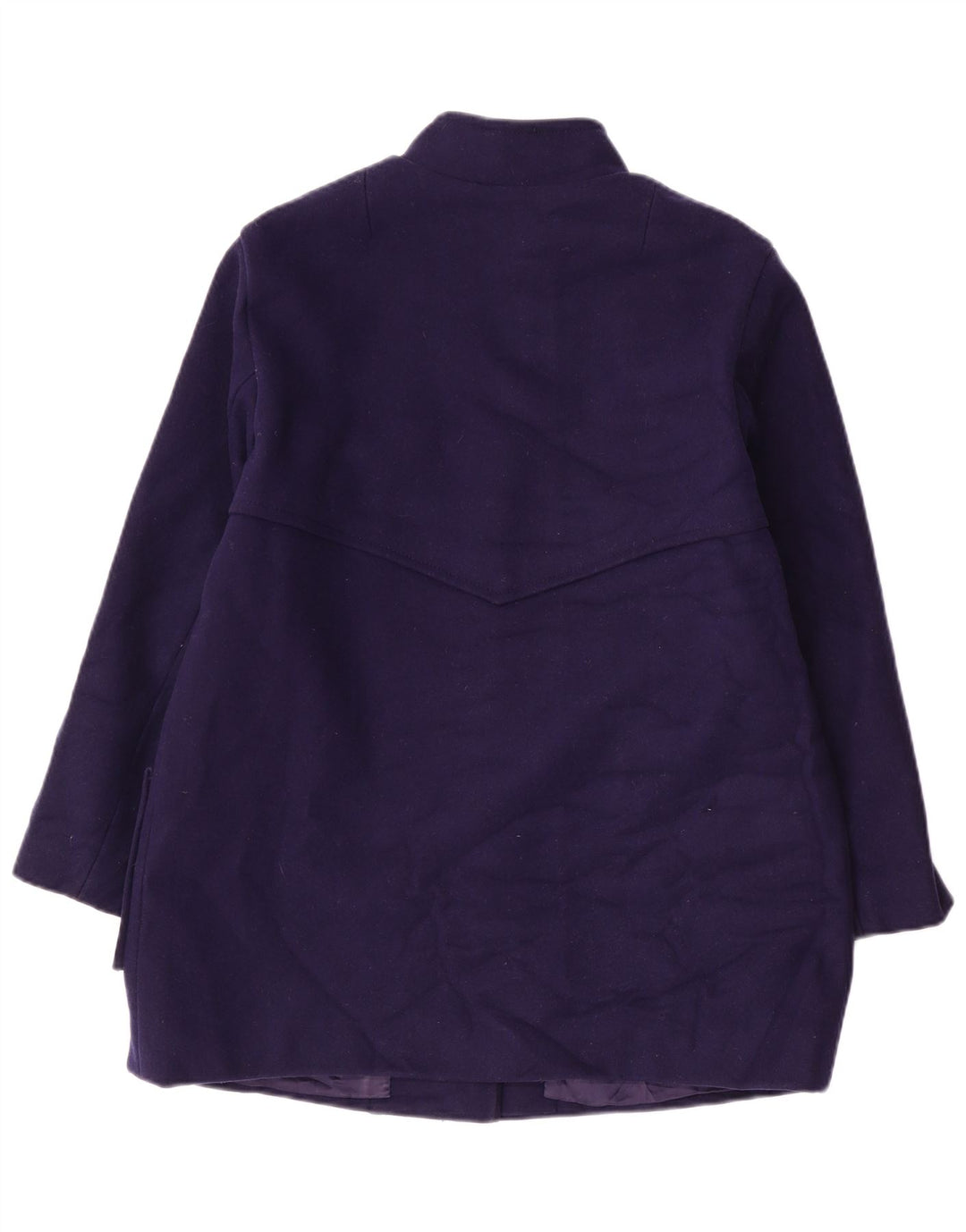 Vintage Womens Overcoat UK 14 Medium Navy Blue