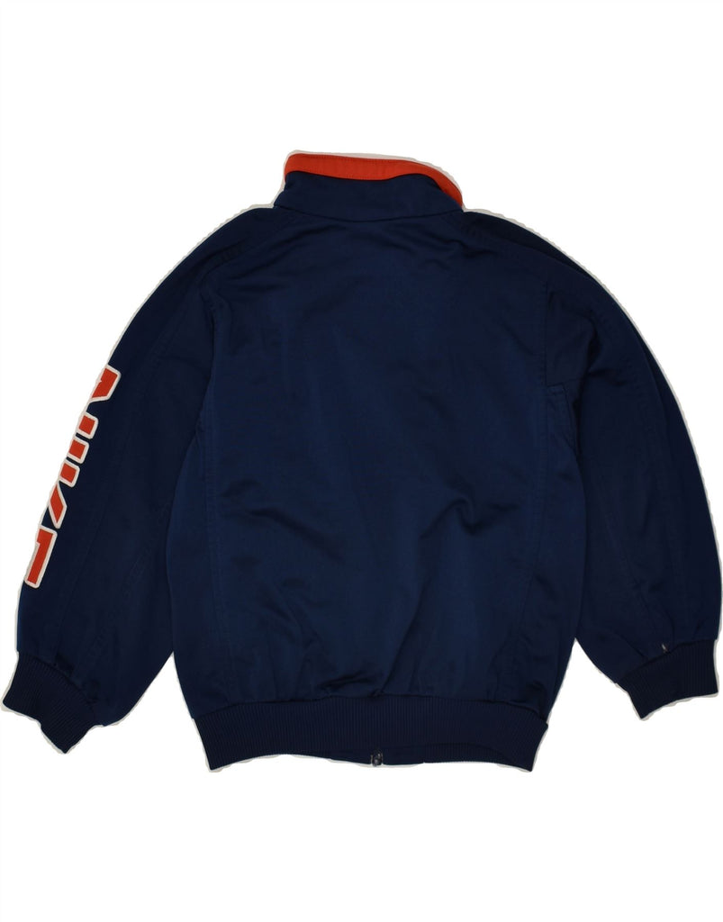 PUMA Boys Graphic Tracksuit Top Jacket 7-8 Years Large Navy Blue Polyester | Vintage Puma | Thrift | Second-Hand Puma | Used Clothing | Messina Hembry 