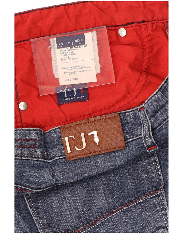 Trussardi Womens Slim Jeans W31 L27 Blue