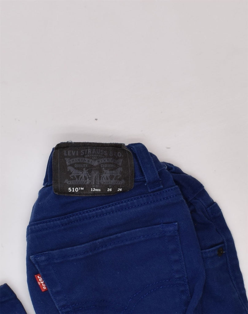 LEVI'S Boys 510 Slim Jeans 11-12 Years W26 L26 Blue Cotton | Vintage Levi's | Thrift | Second-Hand Levi's | Used Clothing | Messina Hembry 