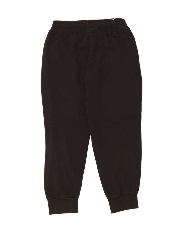 PUMA Womens Tracksuit Trousers Joggers UK 10 Small  Black Vintage Puma and Second-Hand Puma from Messina Hembry 