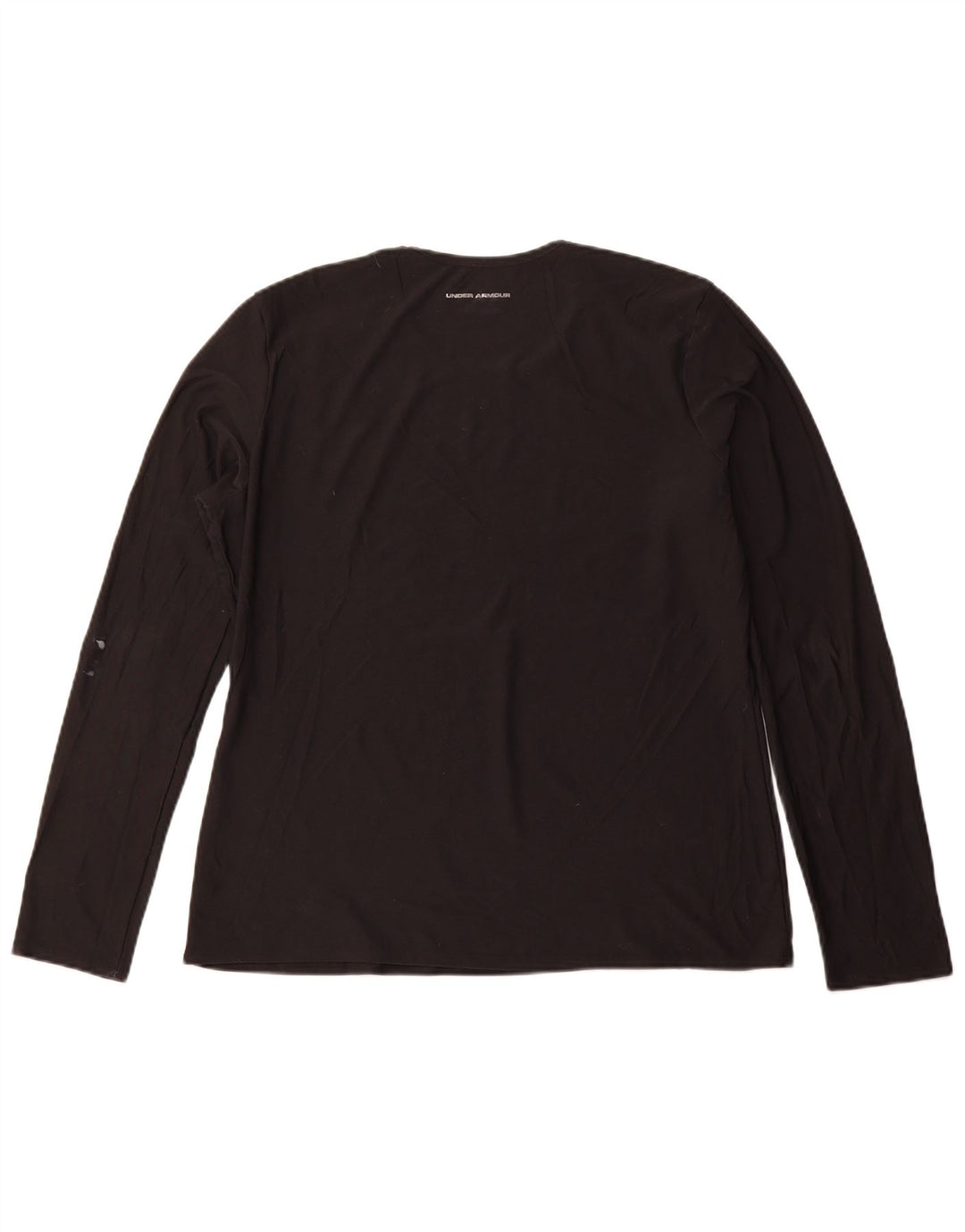 UNDER ARMOUR Womens Top Long Sleeve UK 14 Large Black Polyester