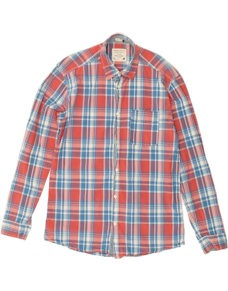 JACK & JONES Mens Shirt XL Red Check Cotton | Vintage Jack & Jones | Thrift | Second-Hand Jack & Jones | Used Clothing | Messina Hembry 