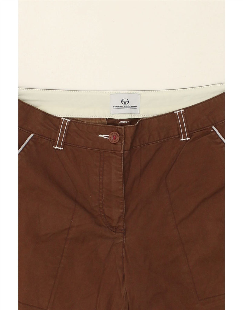 SERGIO TACCHINI Womens Chino Shorts W30 Medium  Brown | Vintage Sergio Tacchini | Thrift | Second-Hand Sergio Tacchini | Used Clothing | Messina Hembry 