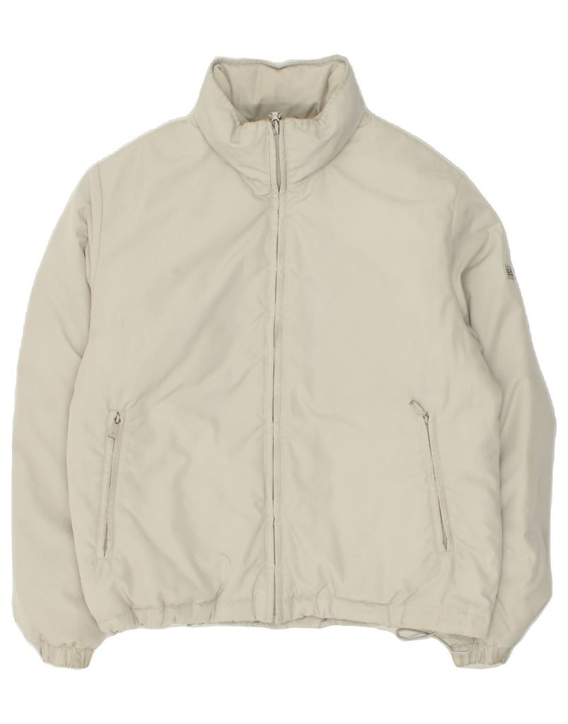 GAS Mens Padded Jacket UK 36 Small Off White | Vintage Gas | Thrift | Second-Hand Gas | Used Clothing | Messina Hembry 