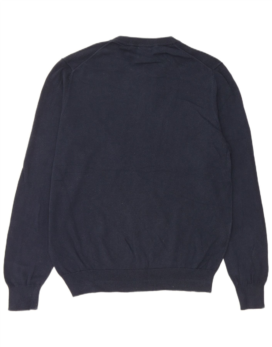 John Lewis Mens Crew Neck Jumper Sweater Medium Navy Blue Cotton