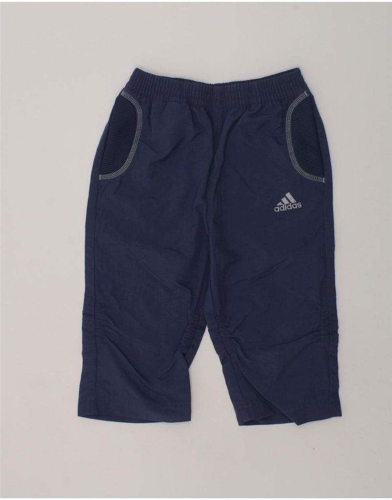 ADIDAS Baby Boys Tracksuit Trousers 12-18 Months Navy Blue Polyamide | Vintage Adidas | Thrift | Second-Hand Adidas | Used Clothing | Messina Hembry 