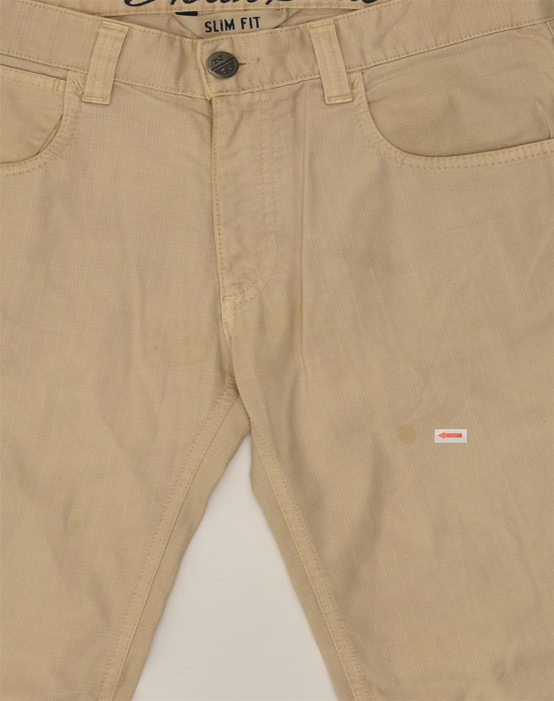 NORTH SAILS Mens Slim Fit Casual Trousers W34 L28 Beige Cotton | Vintage North Sails | Thrift | Second-Hand North Sails | Used Clothing | Messina Hembry 