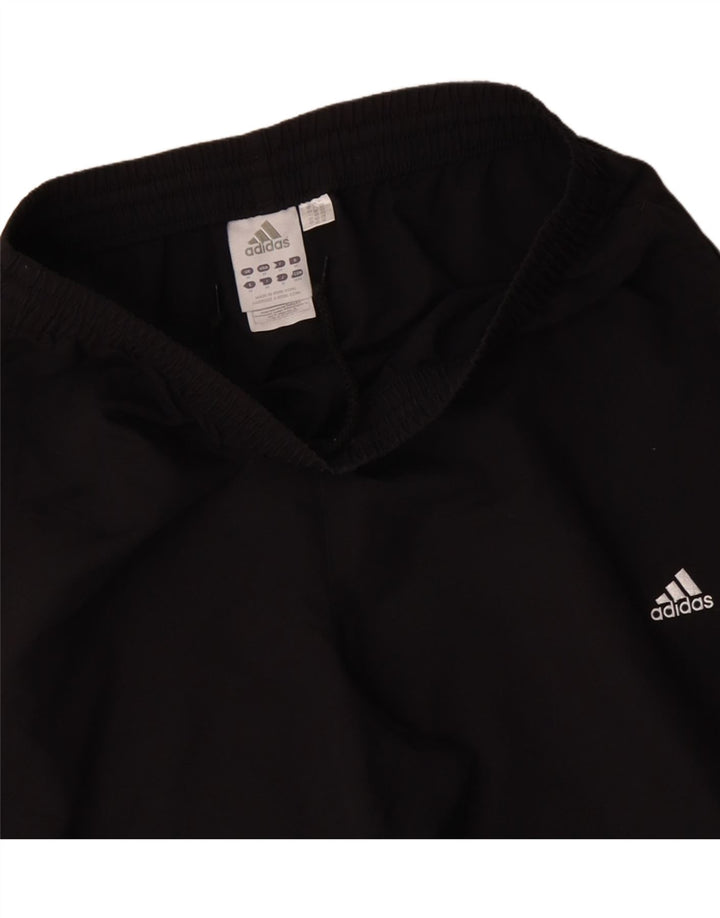 Adidas Mens Tracksuit Trousers Joggers Medium  Black Polyester