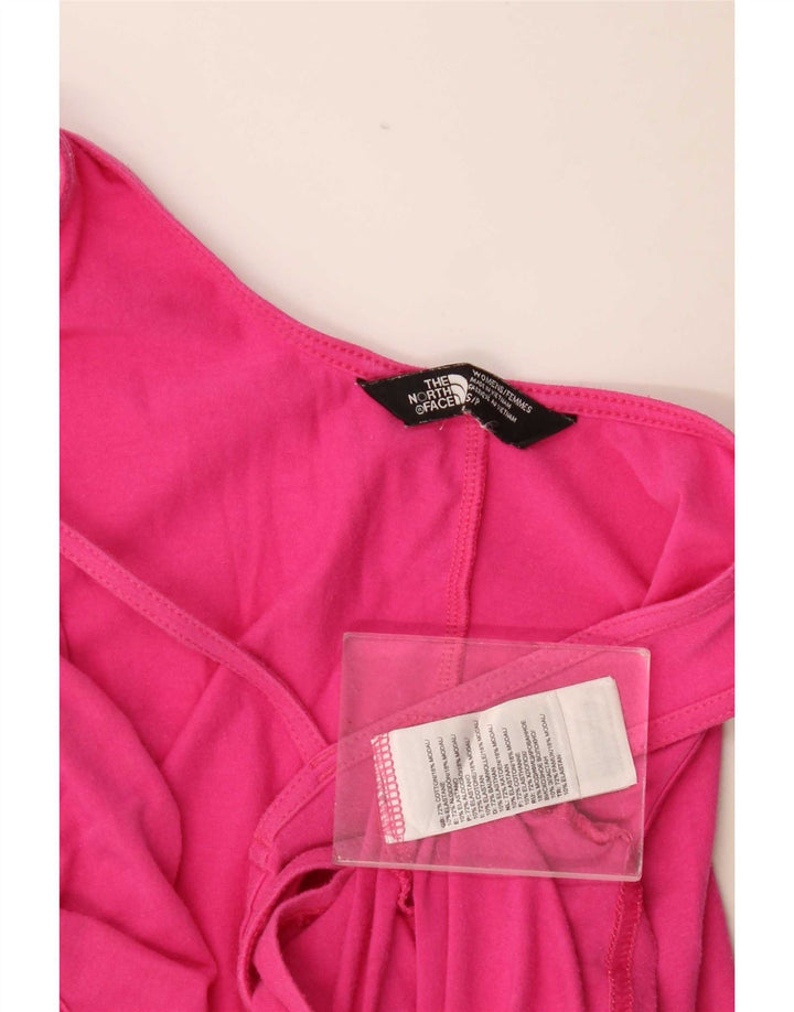 The North Face Womens Vest Top UK 8 Small Pink Cotton