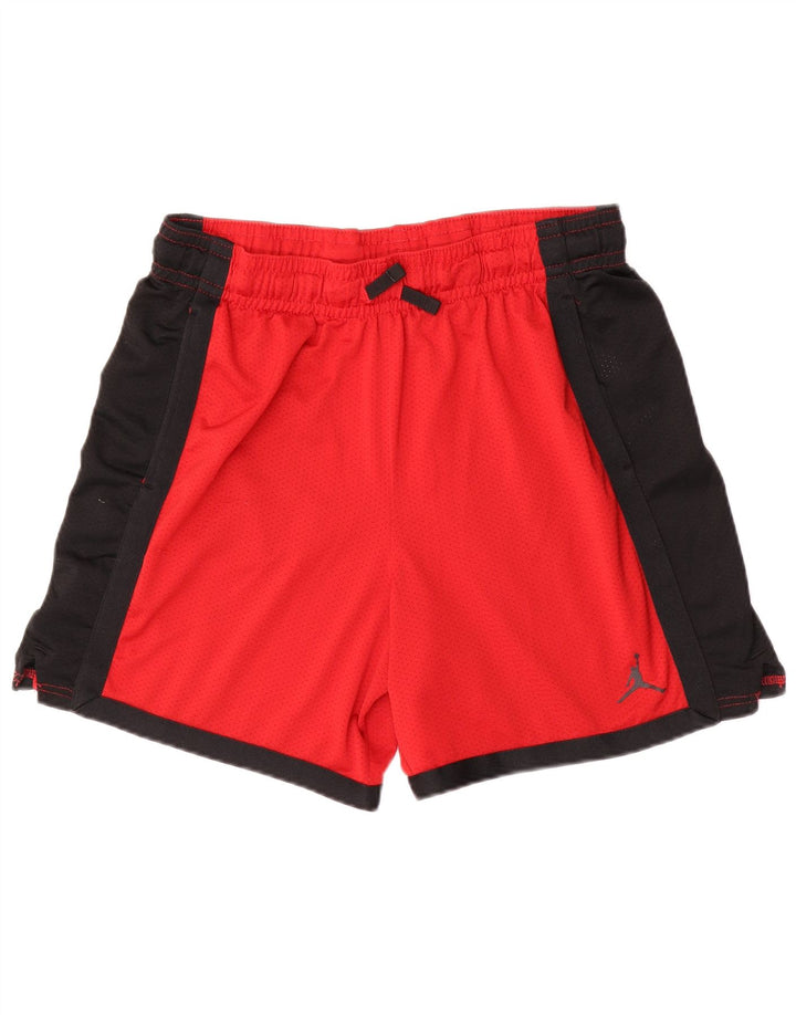 Jordan Mens Dri Fit Sport Shorts XL Red Colourblock Polyester