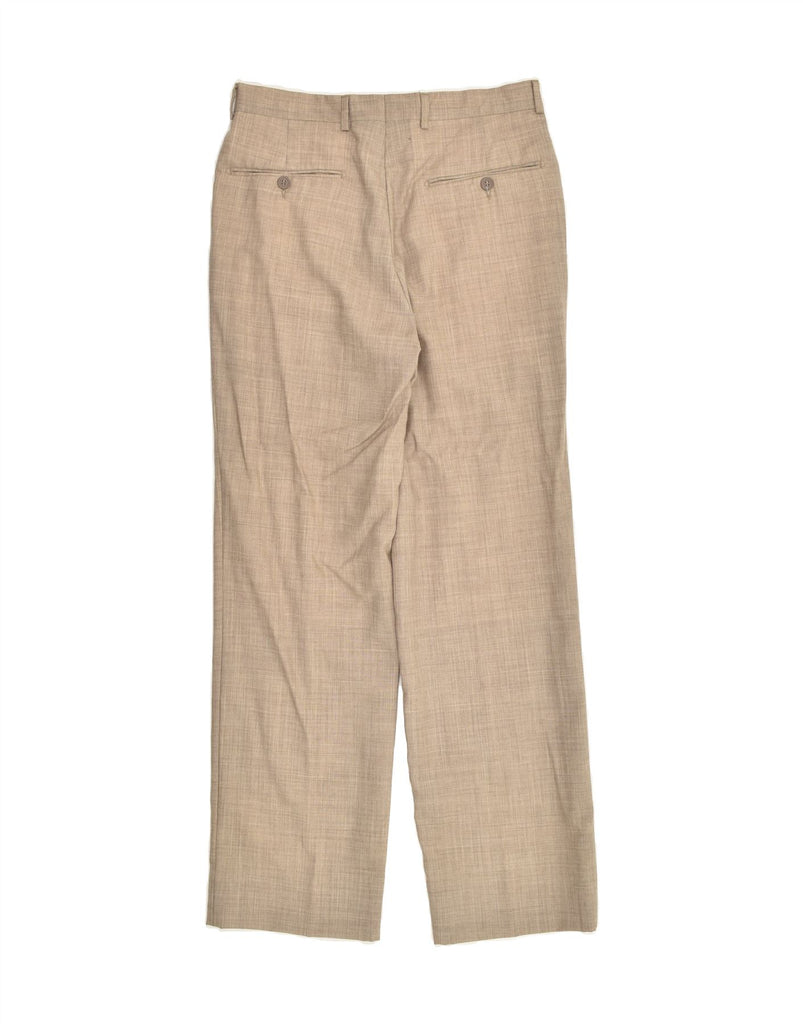 INCOM Mens Pegged Suit Trousers IT 46 Small W31 L29  Beige Virgin Wool | Vintage Incom | Thrift | Second-Hand Incom | Used Clothing | Messina Hembry 