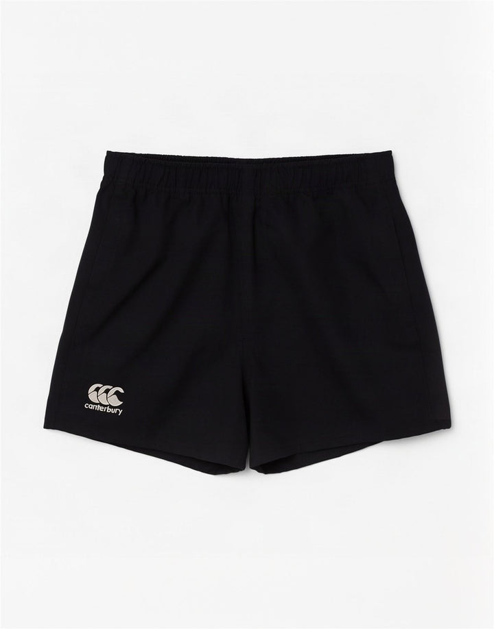Canterbury Mens Sport Shorts Small Black Polyester