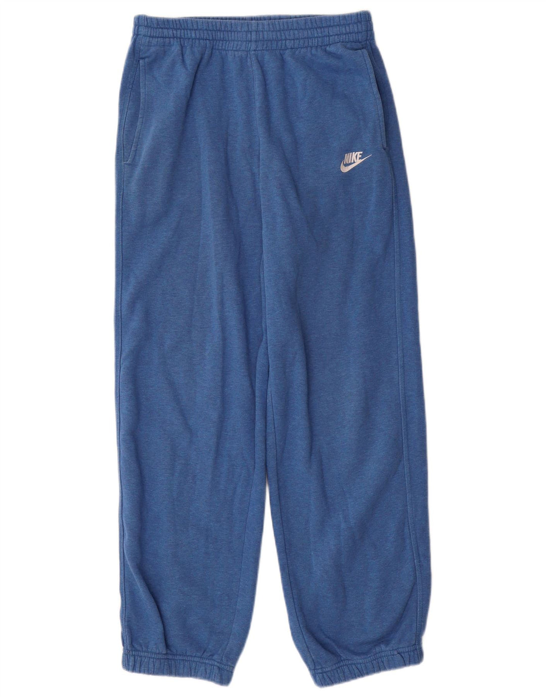 NIKE Boys Tracksuit Trousers Joggers 13-14 Years XL Blue Cotton