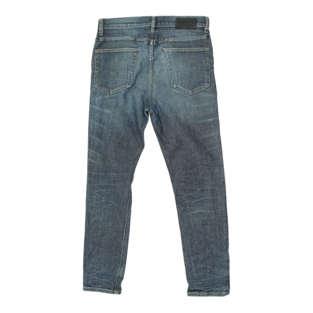 Diesel D-EETAR Mens Blue Denim Tapered Jeans | Vintage 90s Casual Designer VTG | Vintage Messina Hembry | Thrift | Second-Hand Messina Hembry | Used Clothing | Messina Hembry 