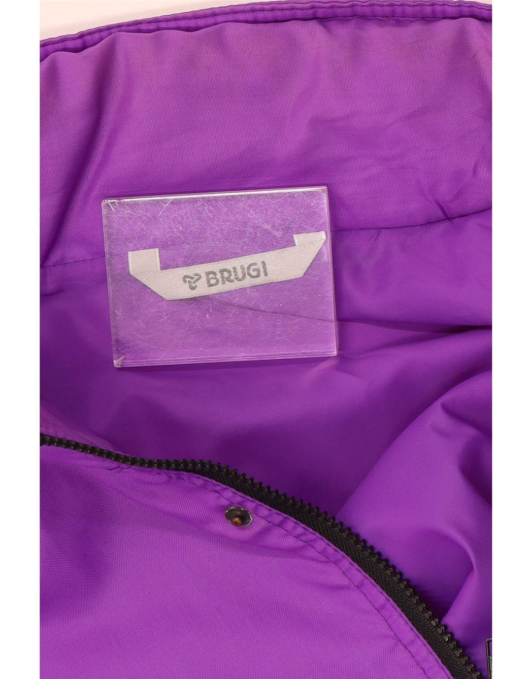 Brugi Mens Rain Jacket UK 44 2XL Purple Colourblock Polyester