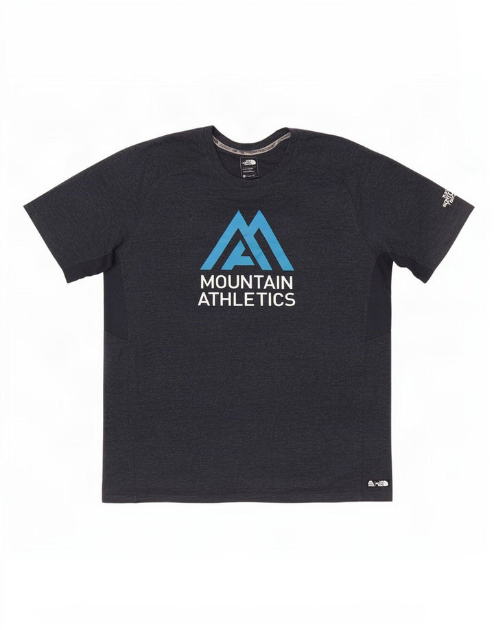 The North Face Mens Graphic T-Shirt Top Medium Navy Blue Cotton