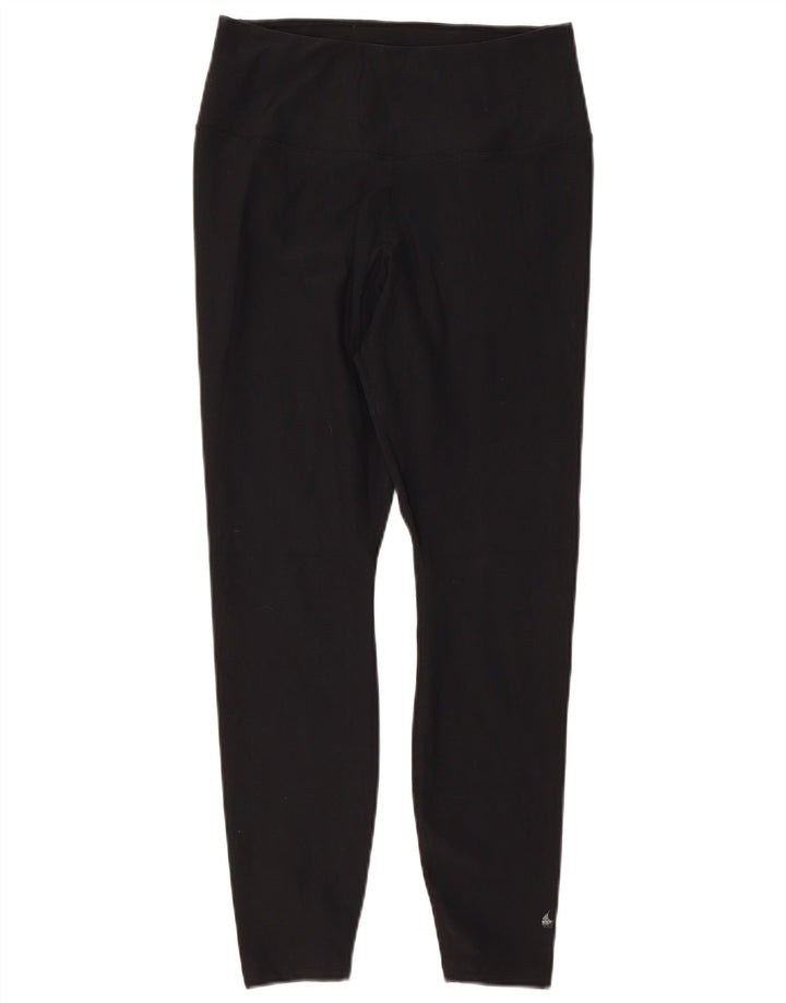Nike Womens Dri Fit Leggings UK 14 Large  Black Polyester