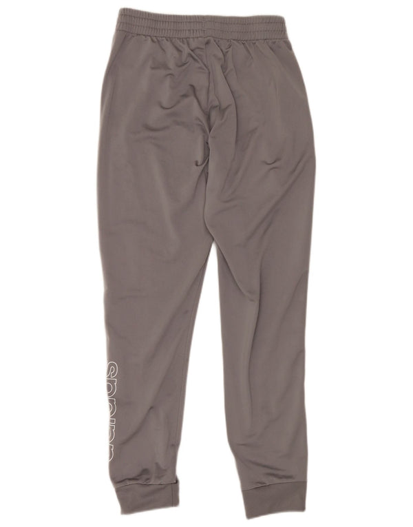 Adidas Mens Graphic Tracksuit Trousers Joggers Small Grey Polyester