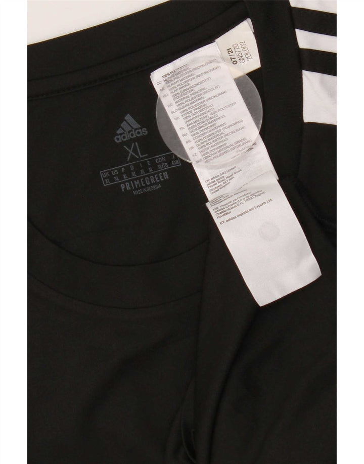 Adidas Mens Aeroready Graphic T-Shirt Top XL Black Polyester