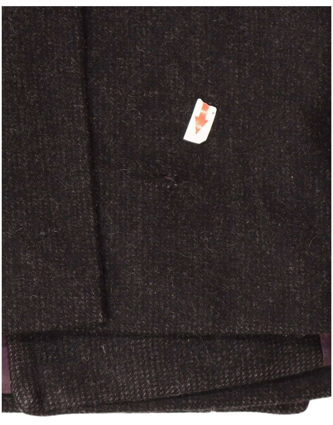 Marks & Spencer Mens Pea Coat UK 38 Medium Black Wool