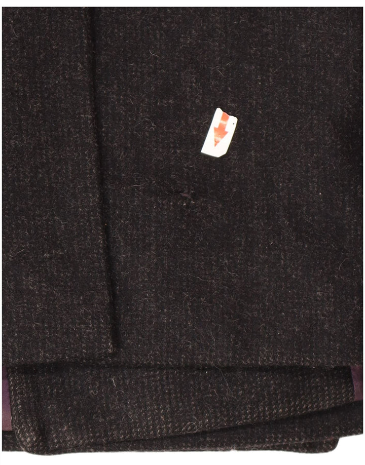 Marks & Spencer Mens Pea Coat UK 38 Medium Black Wool