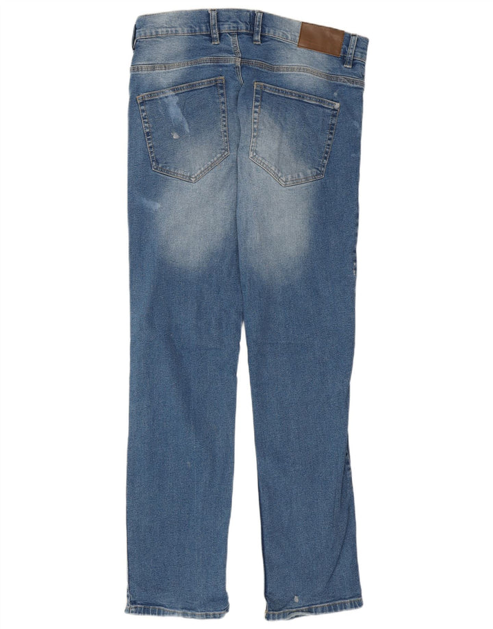 French Connection Mens Slim Jeans W32 L32 Blue Cotton