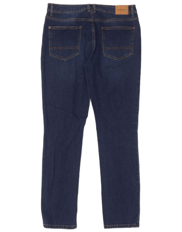 Jack Wills Mens Slim Jeans W32 L34 Navy Blue Cotton