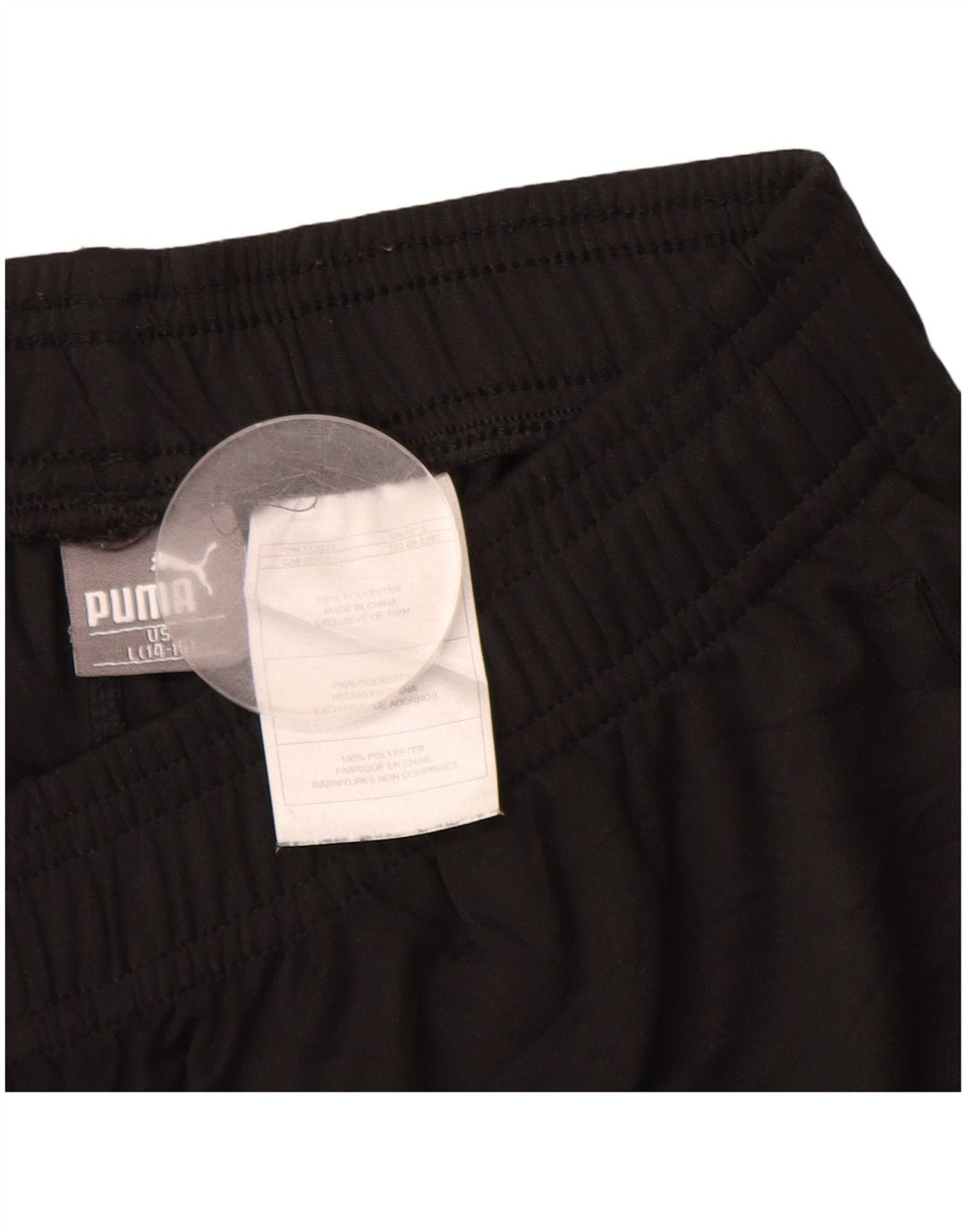 PUMA Boys Graphic Sport Shorts 14-15 Years Large  Black Polyester