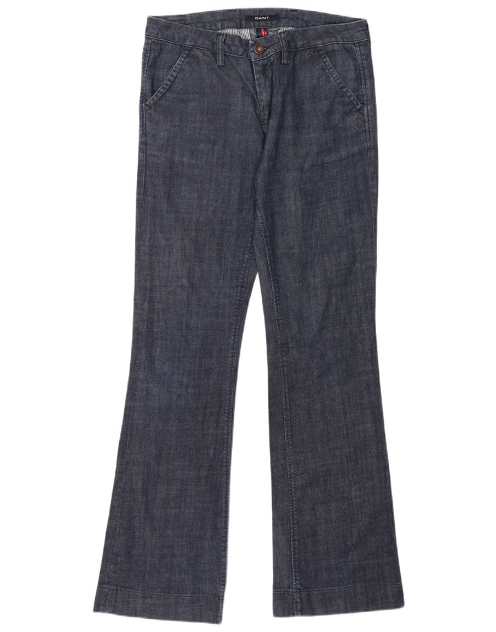 Gant Mens Bootcut Jeans W30 L34 Navy Blue Cotton