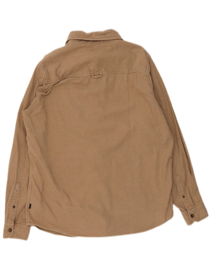 Rip Curl Mens Corduroy Shirt Medium Beige Cotton