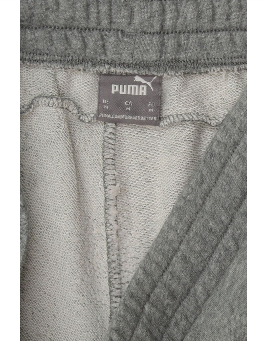 PUMA Mens Graphic Sport Shorts Medium  Grey Vintage Puma and Second-Hand Puma from Messina Hembry 