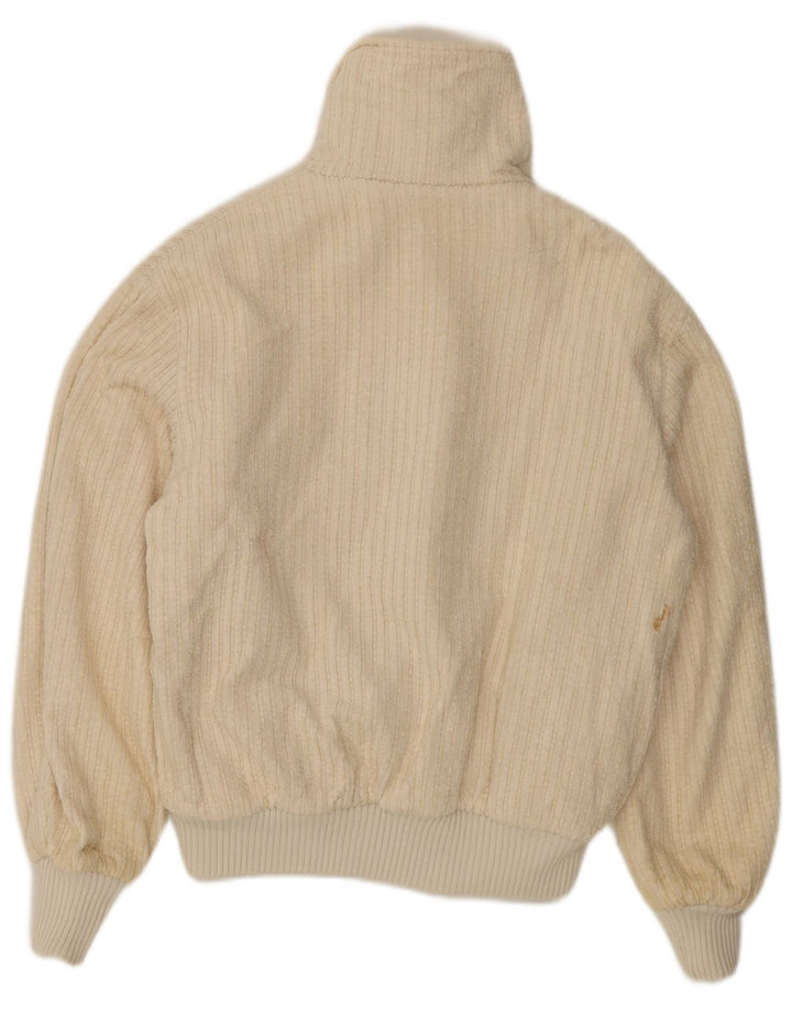 Carrera Mens Loose Fit Fleece Jacket IT 46 Small Beige Polyester