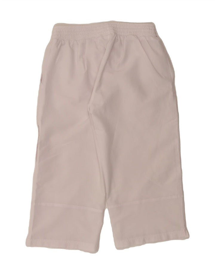 REEBOK Womens Capri Tracksuit Trousers UK 12 Medium White Vintage Reebok and Second-Hand Reebok from Messina Hembry 