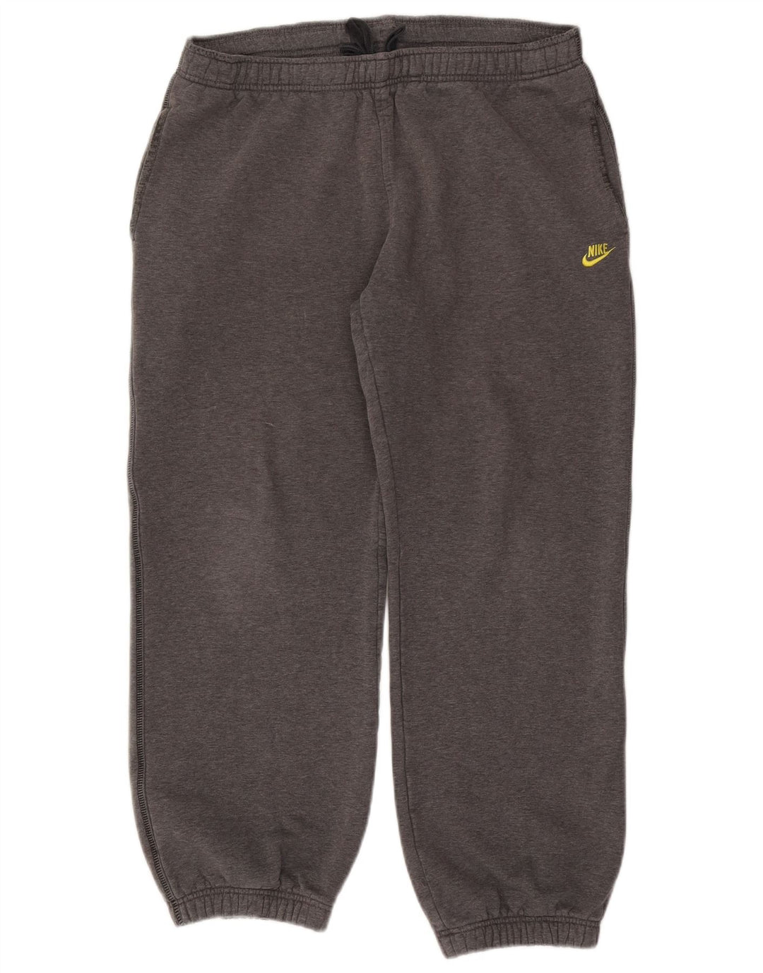 Nike Mens Tracksuit Trousers Joggers Medium  Grey Cotton