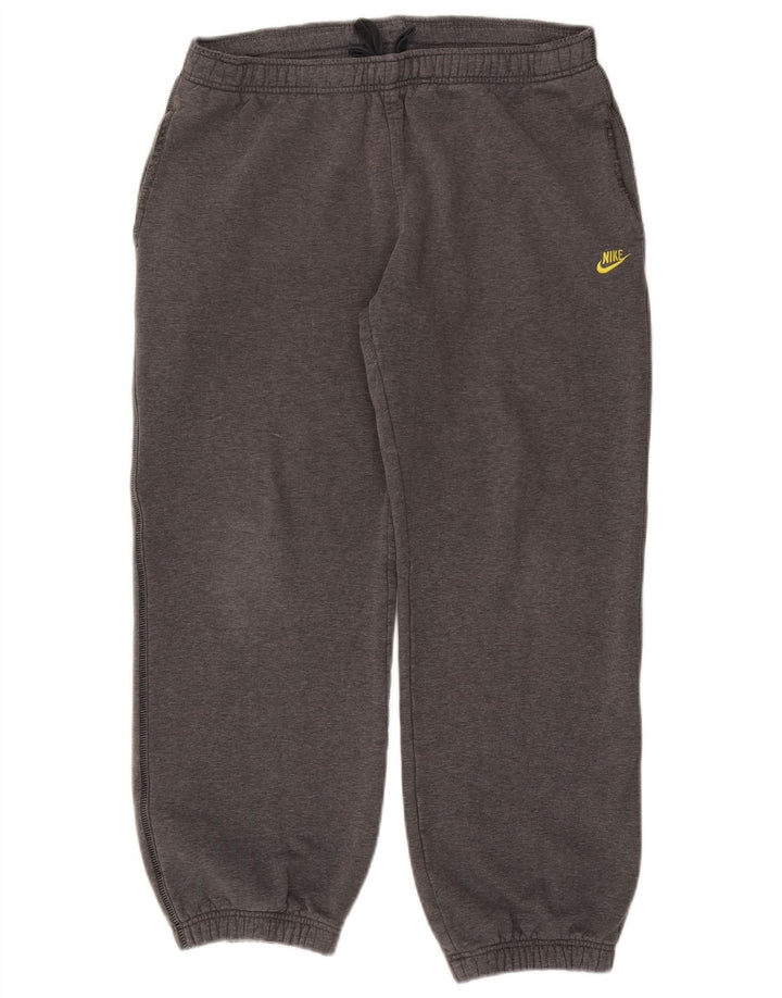 Nike Mens Tracksuit Trousers Joggers Medium  Grey Cotton