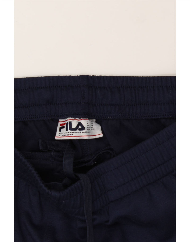 FILA Mens Tracksuit Trousers Joggers Medium  Navy Blue Polyester Vintage Fila and Second-Hand Fila from Messina Hembry 