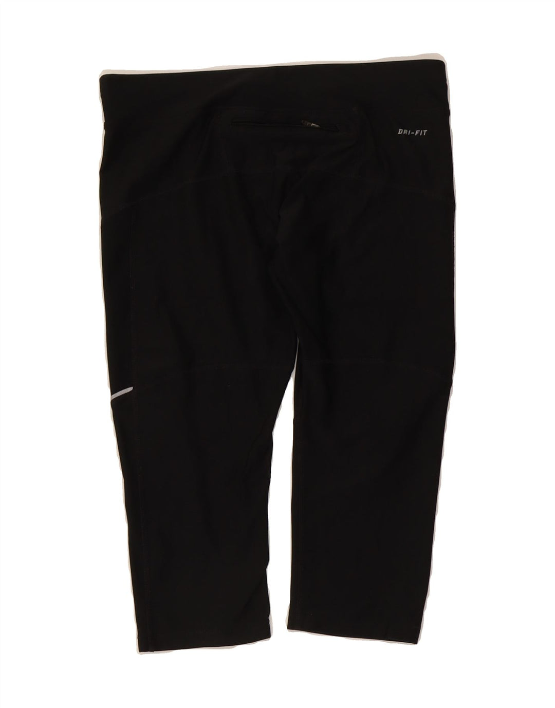 NIKE Womens Dri Fit Capri Leggings UK 12 Medium  Black Polyester Vintage Nike and Second-Hand Nike from Messina Hembry 