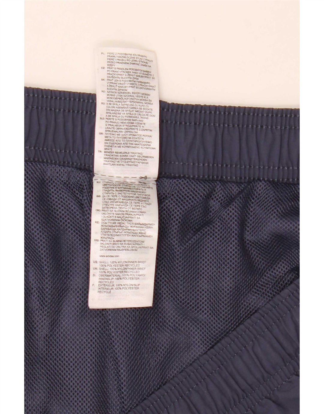 Adidas Mens Sport Shorts 2XL Navy Blue Nylon