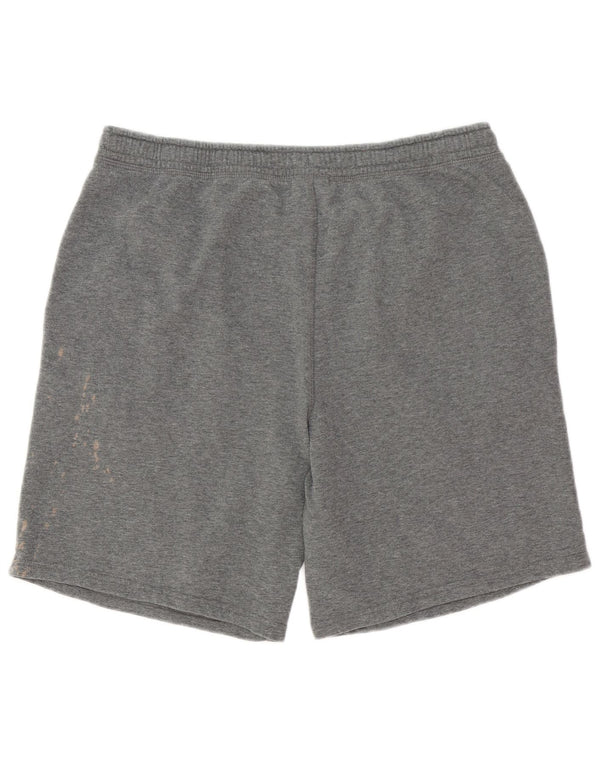 Eddie Bauer Mens Sport Shorts XL  Grey Flecked Cotton