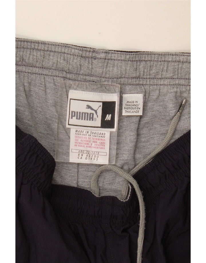Puma Mens Cargo Sport Shorts Medium Navy Blue Nylon