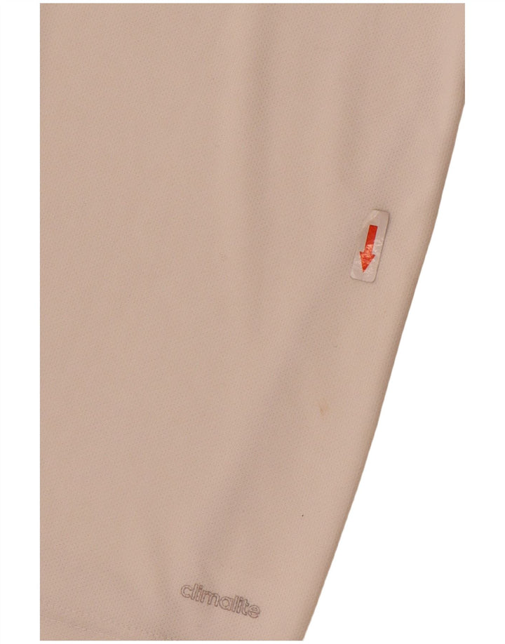 Adidas Mens Climalite T-Shirt Top Small White Polyester