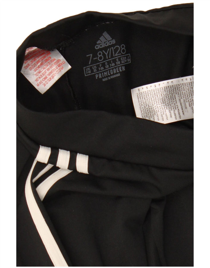 Adidas Girls Aeroready Leggings 7-8 Years  Black Polyester