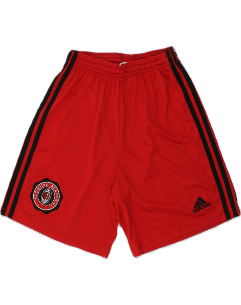 ADIDAS Boys Sport Shorts 11-12 Years Red Polyester | Vintage Adidas | Thrift | Second-Hand Adidas | Used Clothing | Messina Hembry 