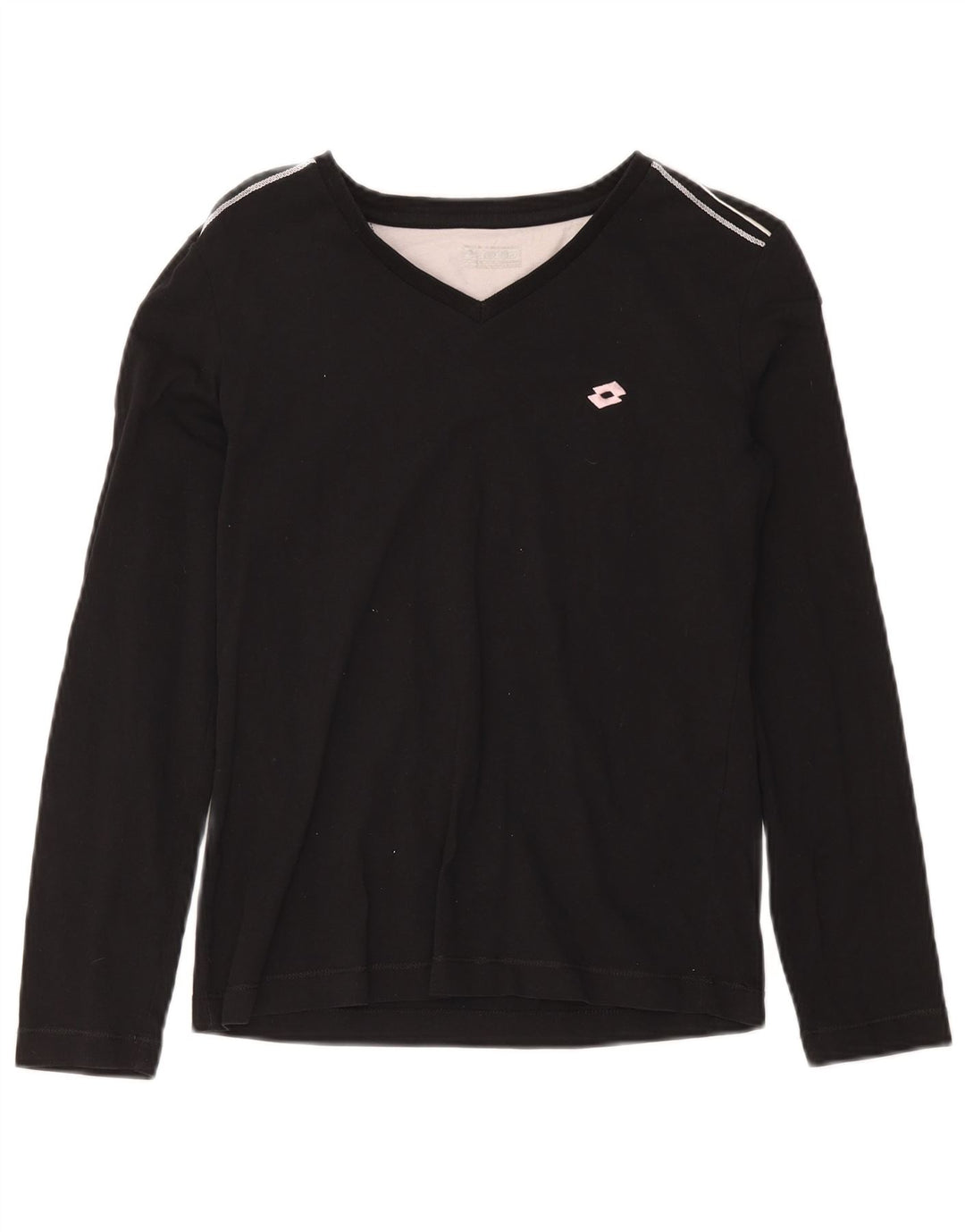 Lotto Girls Top Long Sleeve 13-14 Years Large Black