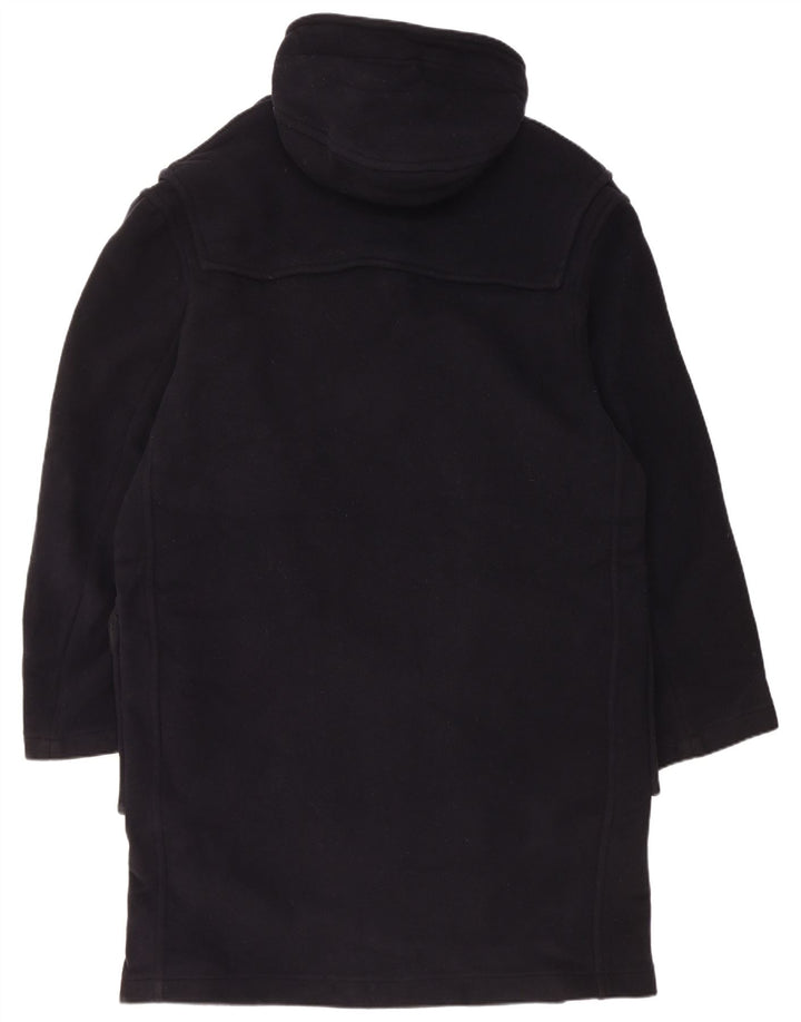 GLOVERALL Mens Hooded Duffle Coat UK 46 3XL Navy Blue Wool