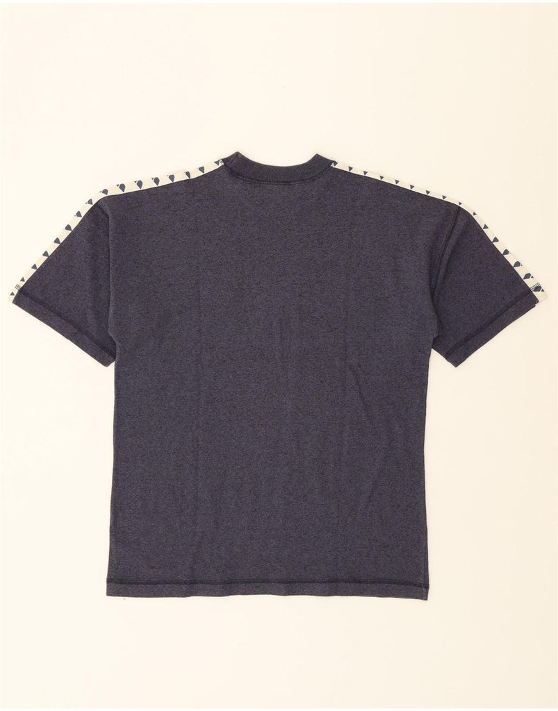 ARENA Mens Graphic T-Shirt Top Medium Navy Blue Acetate Vintage Arena and Second-Hand Arena from Messina Hembry 