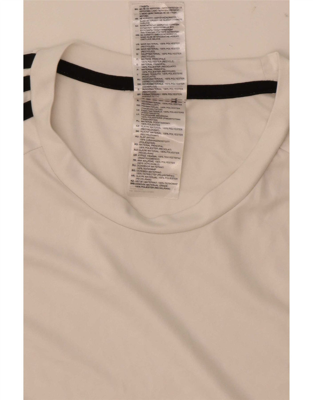 Adidas Mens Aeroready T-Shirt Top Large White Polyester