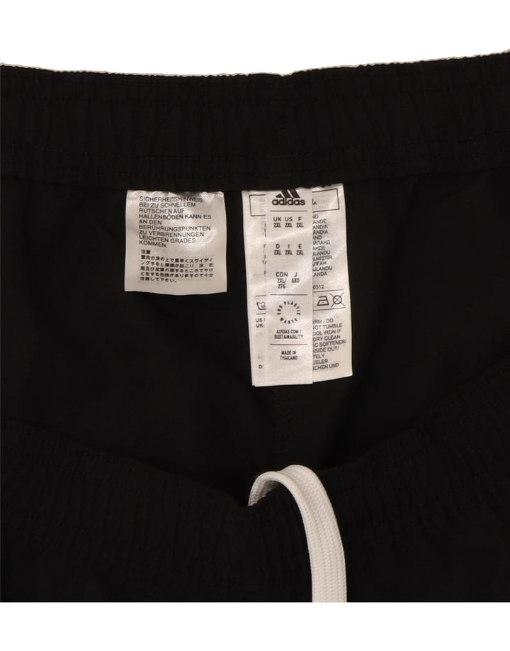ADIDAS Mens Aeroready Tracksuit Trousers 2XL  Black Polyester Vintage Adidas and Second-Hand Adidas from Messina Hembry 